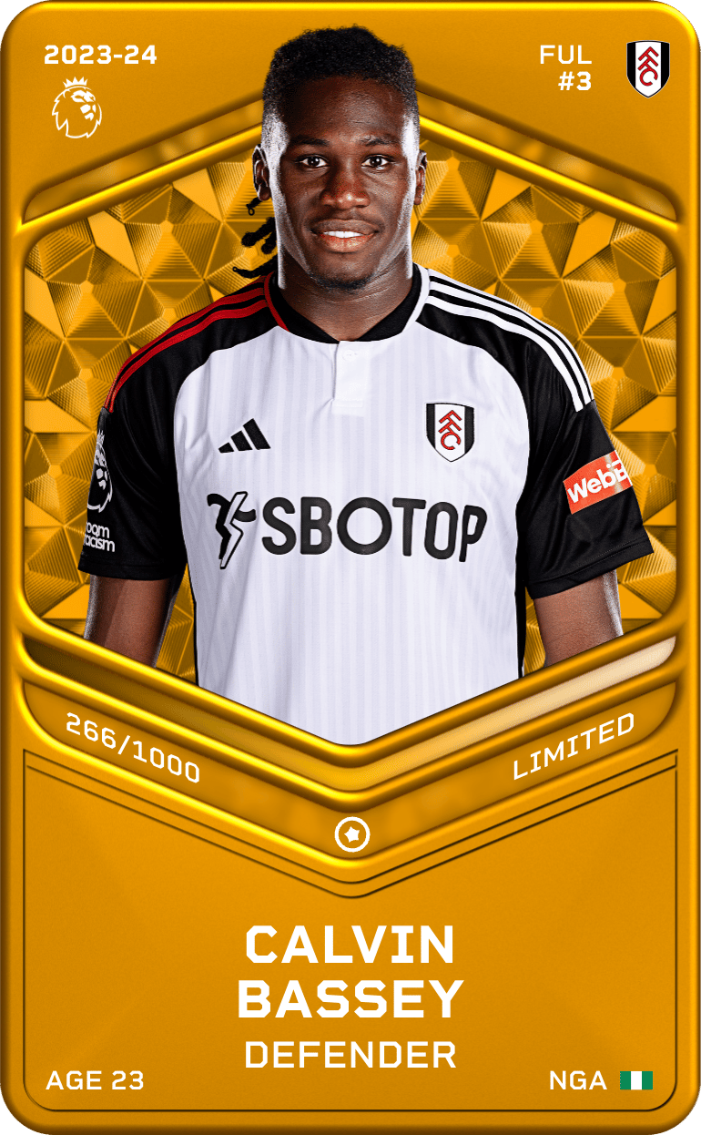 Calvin Bassey 2023-24 • Limited 266/1000