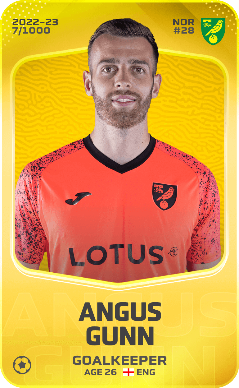 Angus Gunn 2022-23 • Limited 7/1000