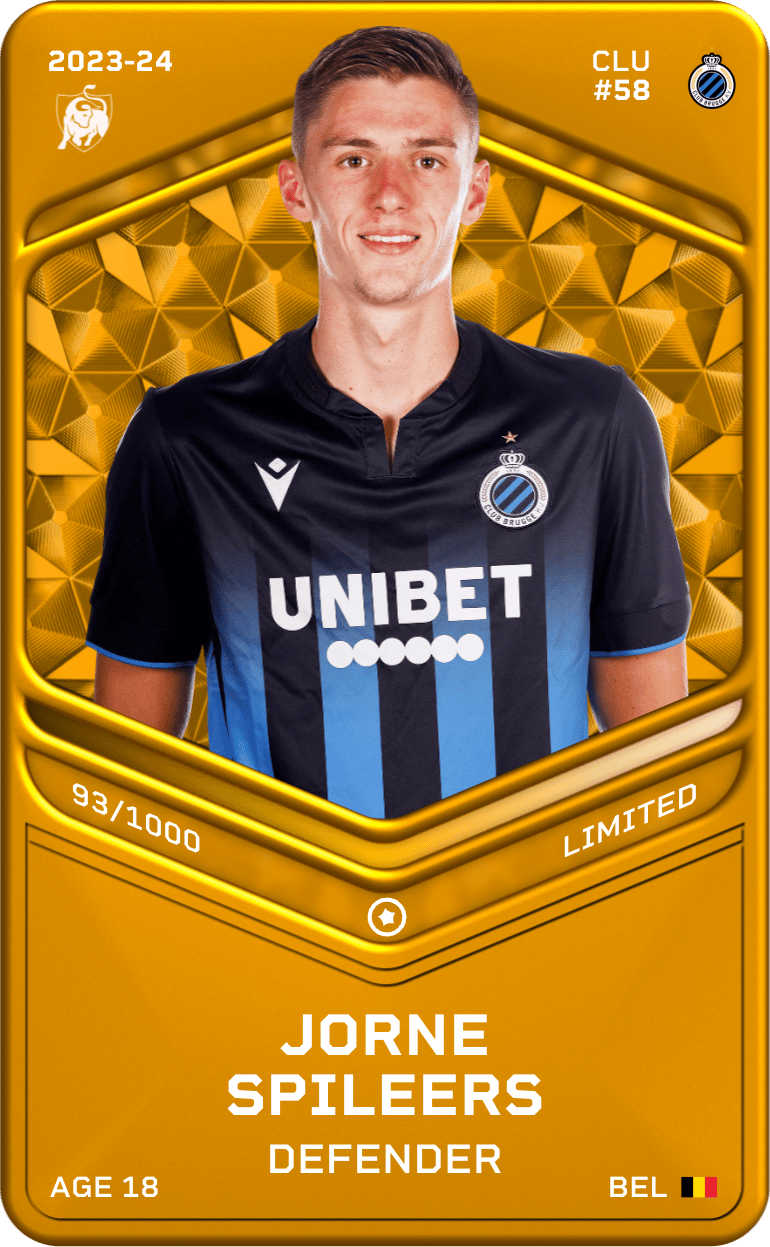 Jorne Spileers 2023-24 • Limited 93/1000