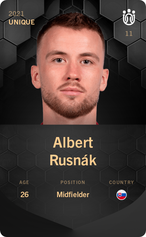 Sorare - Sorare Official - Albert Rusnák 2021-22 • Unique - NFT # 113415875596390088470249165459328994689119241375931341287824659083616283823367