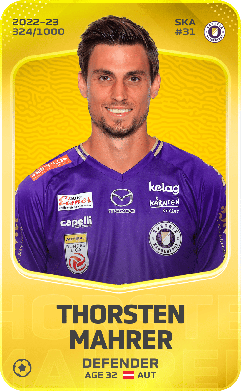 Thorsten Mahrer 2022-23 • Limited 324/1000