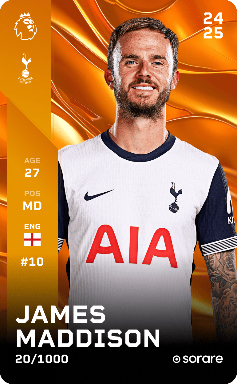 James Maddison 2024-25 • Limited 20/1000