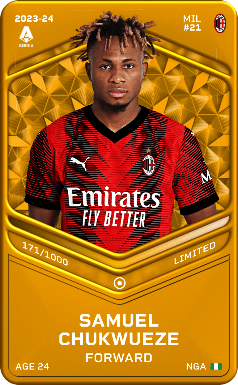 Samuel Chukwueze 2023-24 • Limited 171/1000