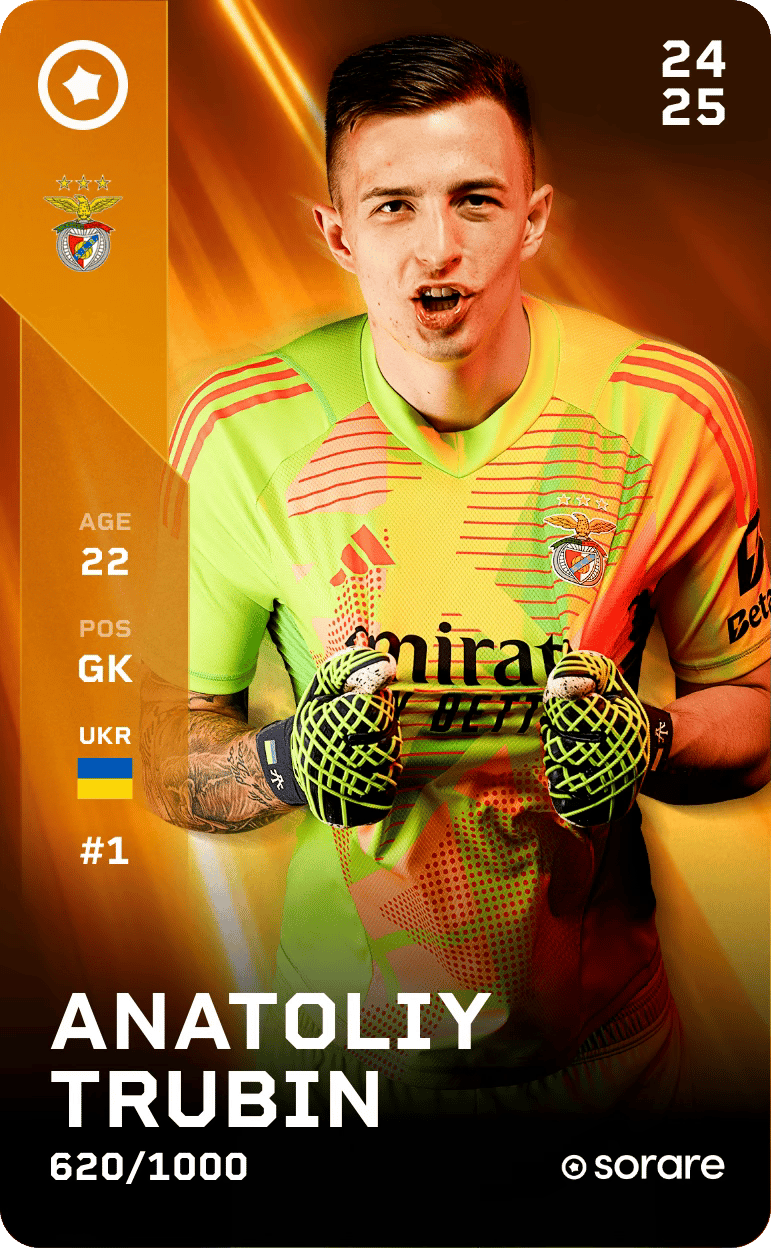 Anatolii Trubin 2024-25 • Limited 620/1000