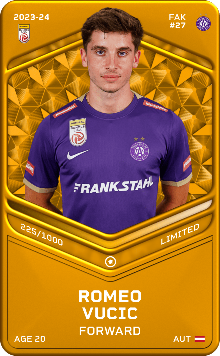 Romeo Vucic 2023-24 • Limited 225/1000