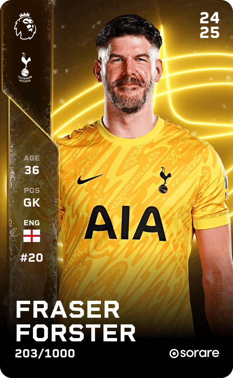 Fraser Forster 2024-25 • Limited 203/1000