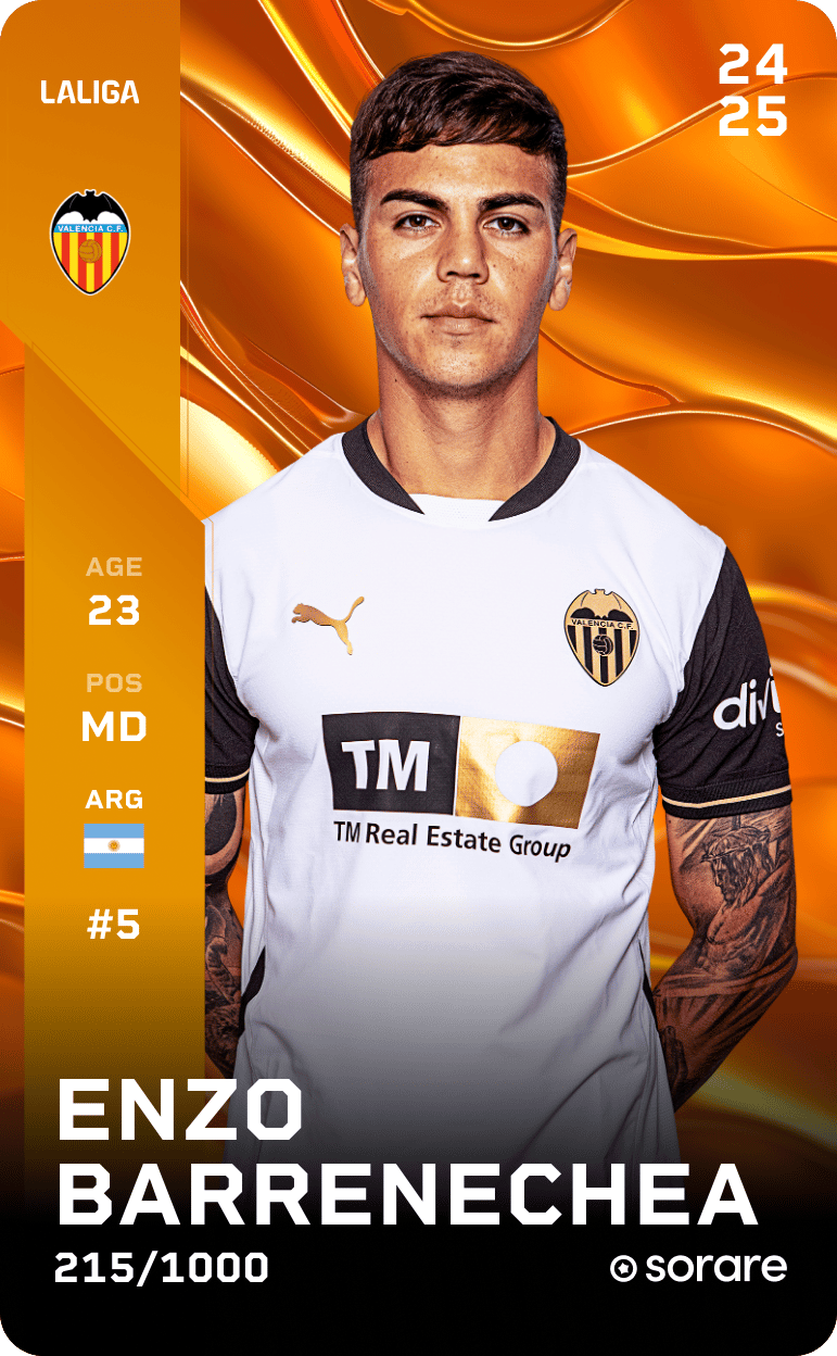 Enzo Barrenechea 2024-25 • Limited 215/1000