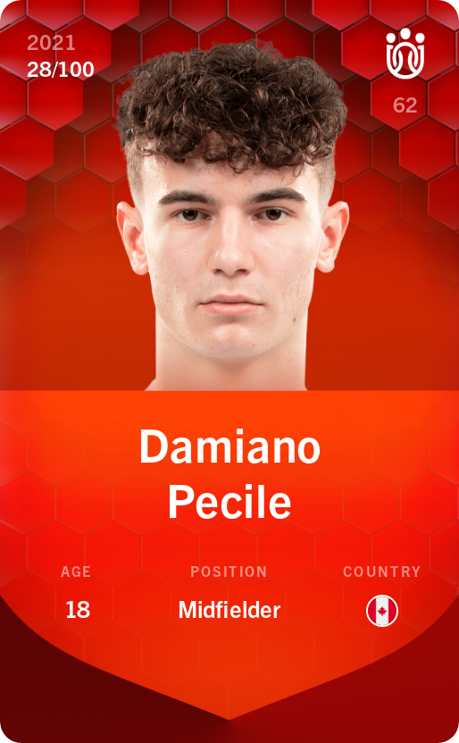 Sorare - Sorare Official - Damiano Pecile 2021-22 • Rare 28/100 - NFT # 82485635927857227462004537476901947167914433959466902027638178946267237354924