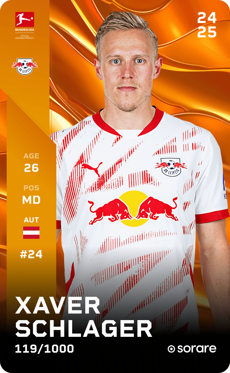 Xaver Schlager 2024-25 • Limited 119/1000