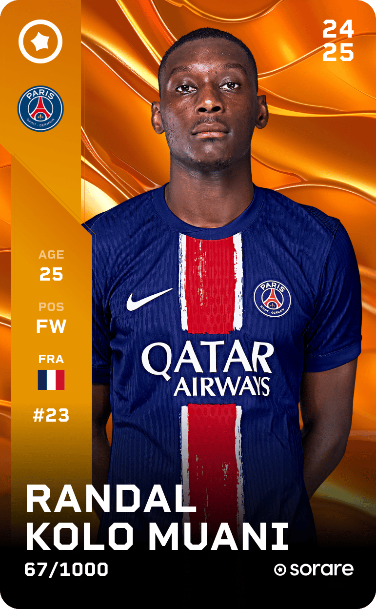 Randal Kolo Muani 2024-25 • Limited 67/1000
