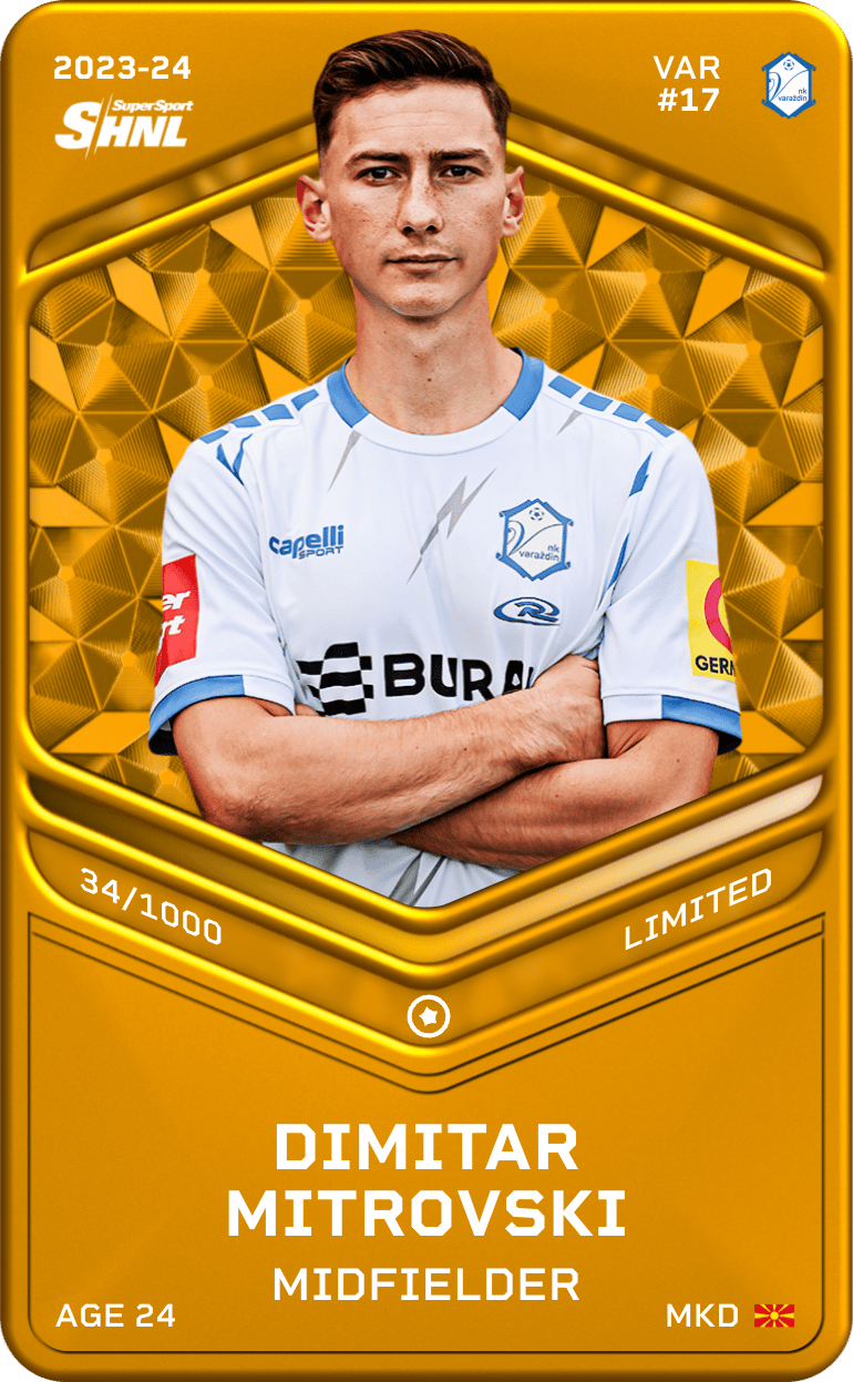 Dimitar Mitrovski 2023-24 • Limited 34/1000