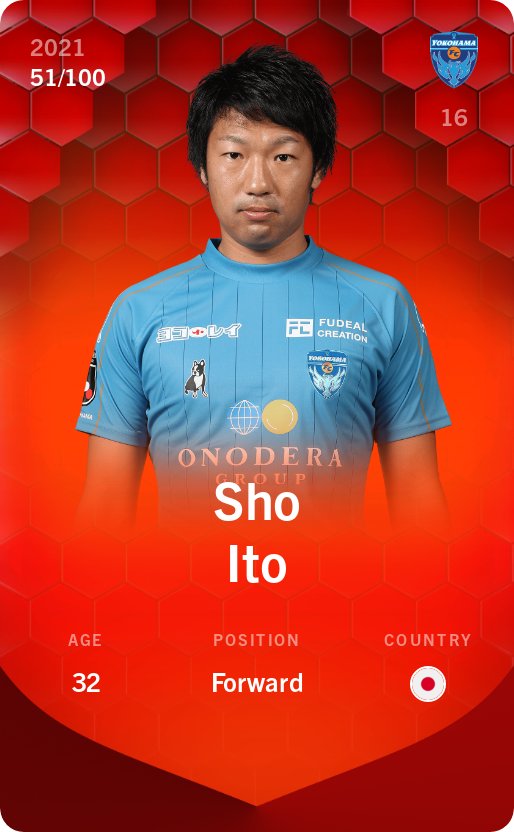 Sorare - Sorare Official - Sho Ito 2021-22 • Rare 51/100 - NFT # 21801045662686653064689958327068739083422384473649550560943021343455427481445