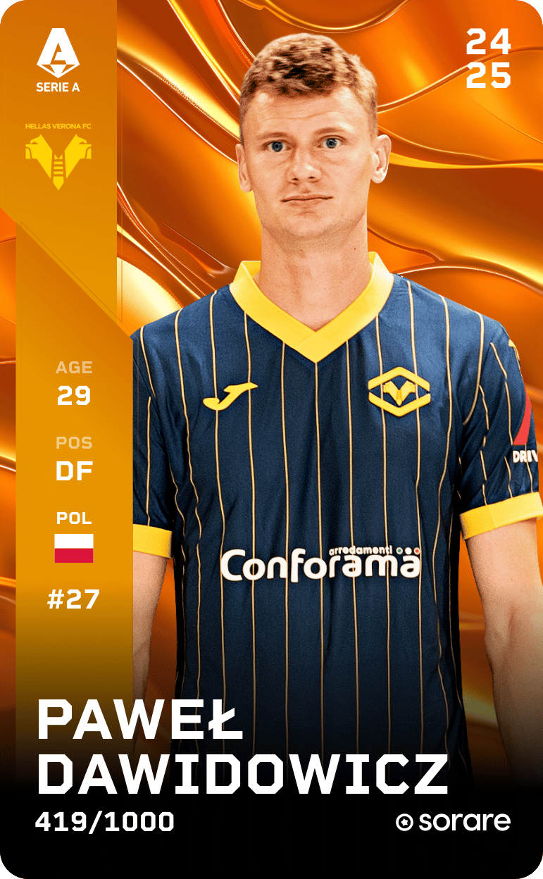 Paweł Dawidowicz 2024-25 • Limited 419/1000