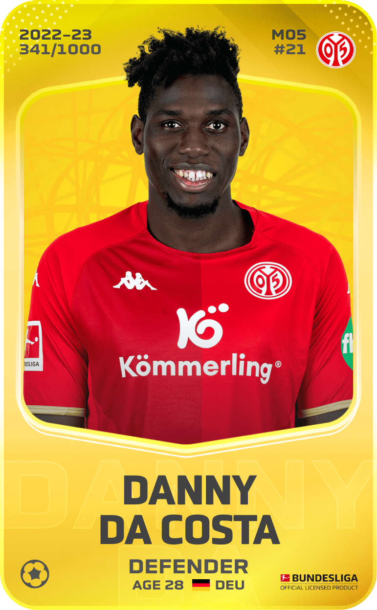 Danny da Costa 2022-23 • Limited 341/1000