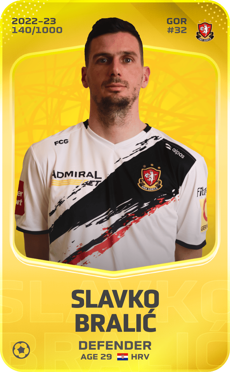 Slavko Bralić 2022-23 • Limited 140/1000