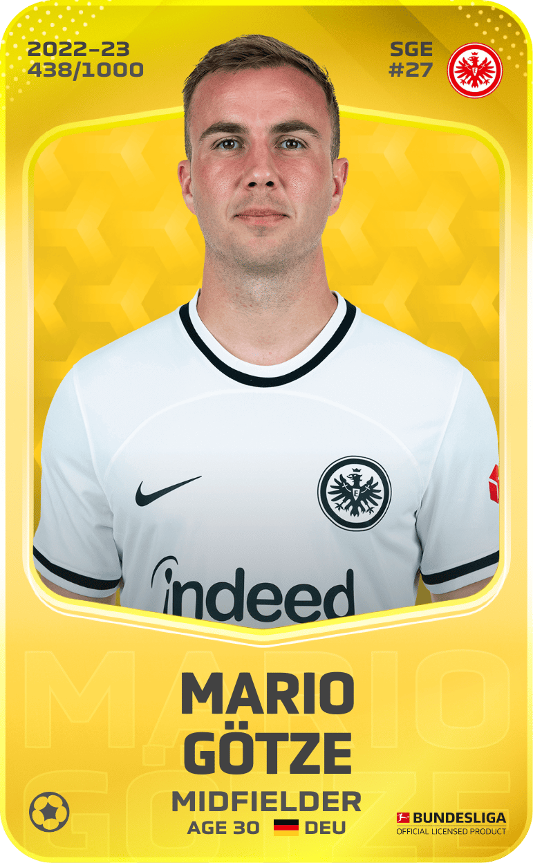 Mario Götze 2022-23 • Limited 438/1000