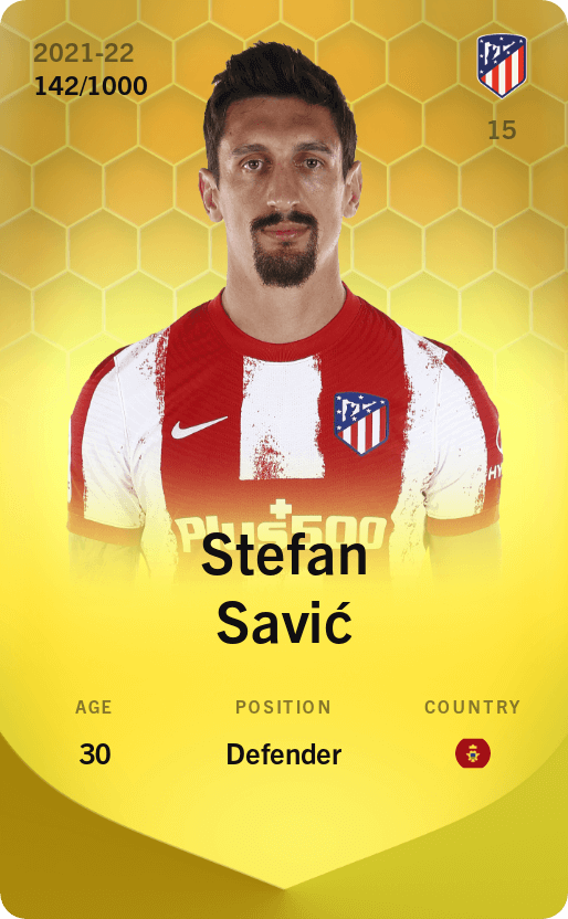 Stefan Savić 2021-22 • Limited 142/1000