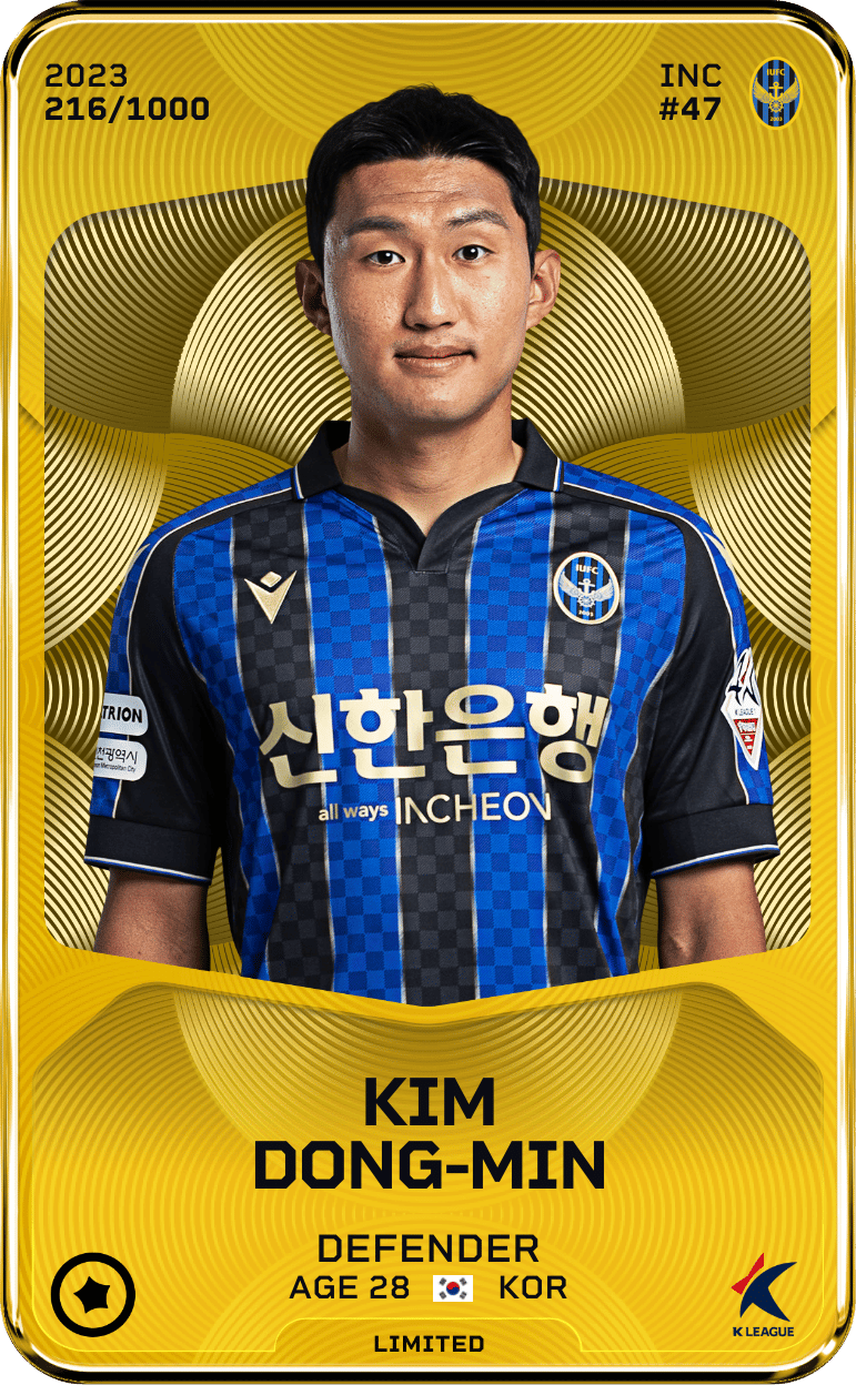 Kim Dong-Min 2023-24 • Limited 216/1000