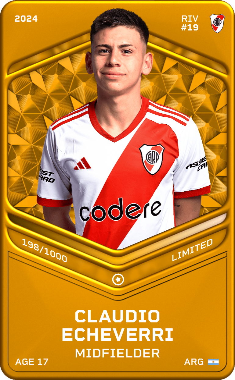 Claudio Echeverri 2024-25 • Limited 198/1000