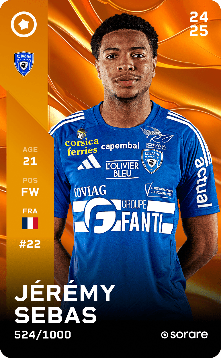 Jérémy Sebas 2024-25 • Limited 524/1000
