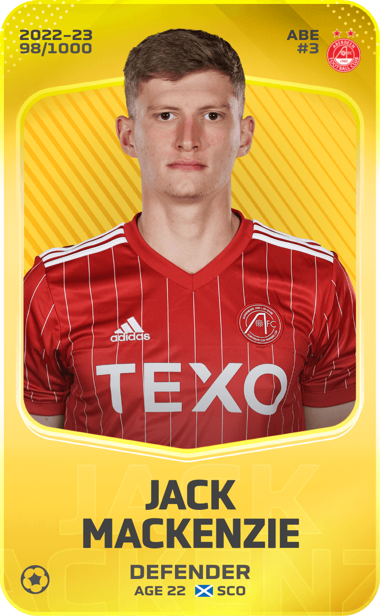 Jack MacKenzie 2022-23 • Limited 98/1000