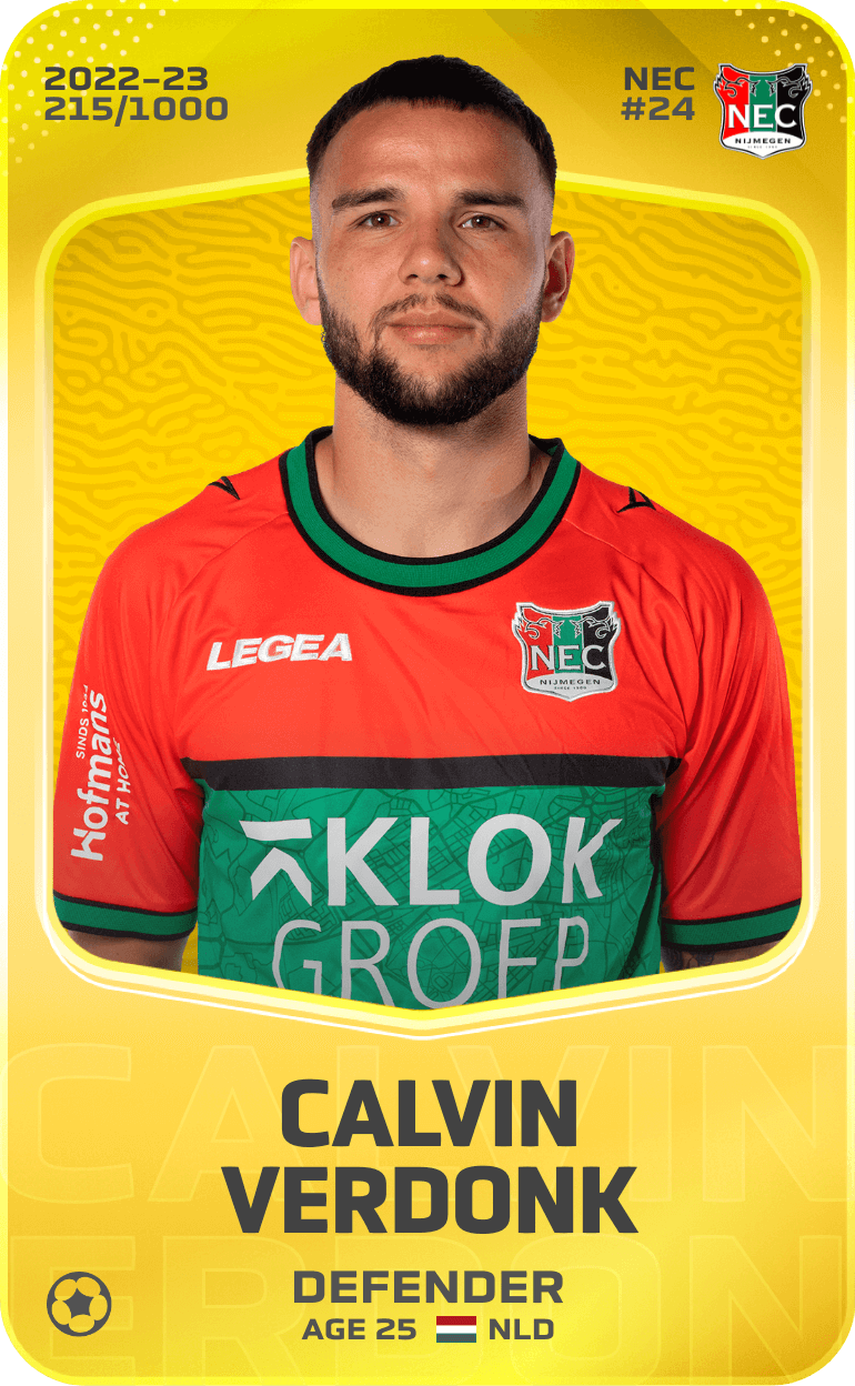 Calvin Verdonk 2022-23 • Limited 215/1000