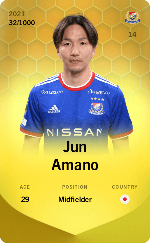 Jun Amano 2021-22 • Limited 32/1000
