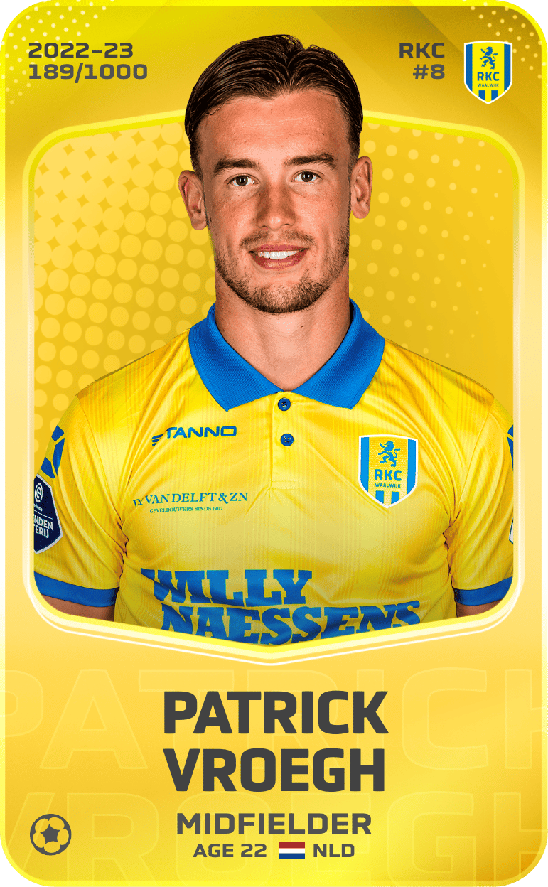 Patrick Vroegh 2022-23 • Limited 189/1000