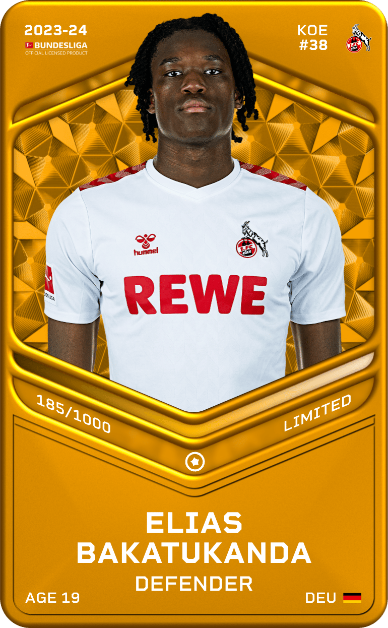 Elias Bakatukanda 2023-24 • Limited 185/1000