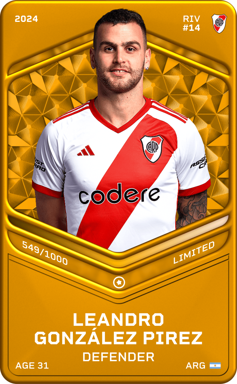 Leandro González Pirez 2024-25 • Limited 549/1000