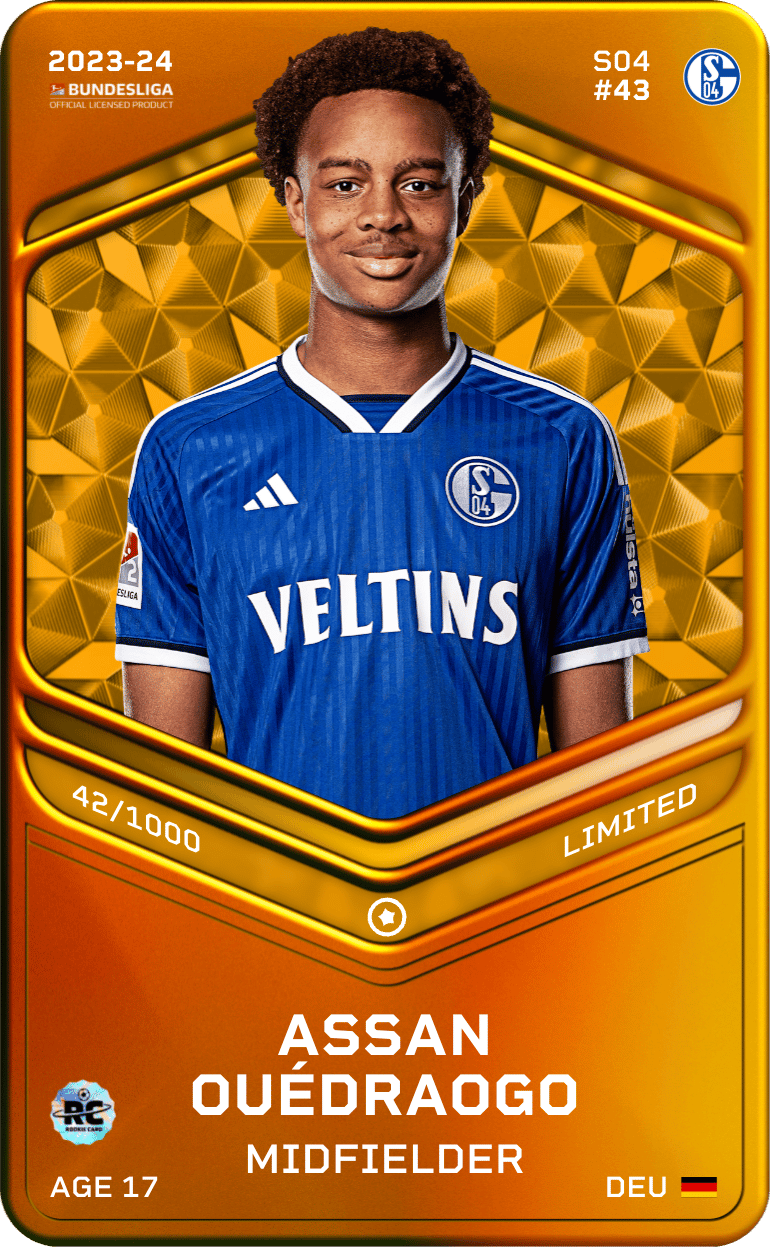Assan Ouédraogo 2023-24 • Limited 42/1000