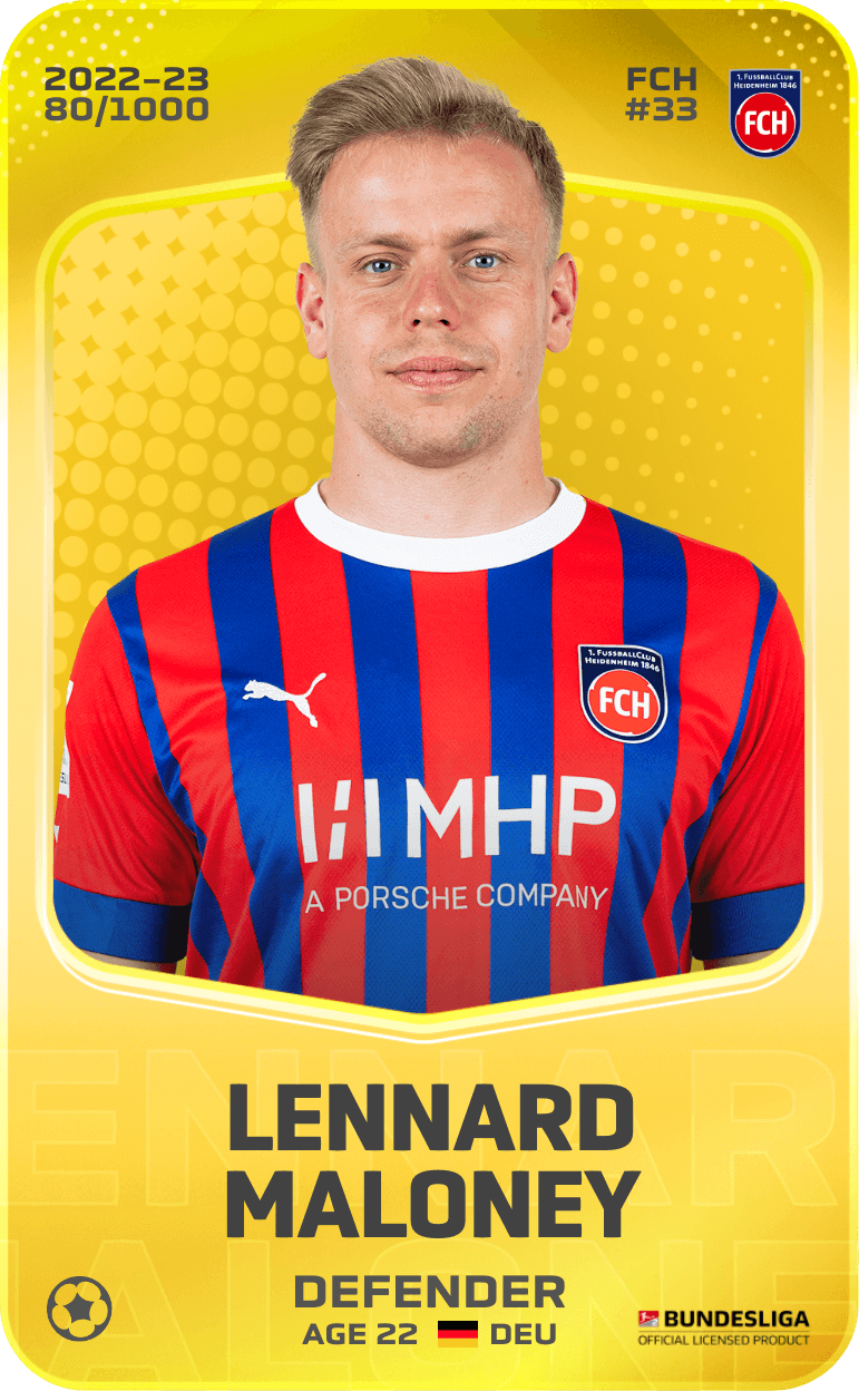Lennard Maloney 2022-23 • Limited 80/1000