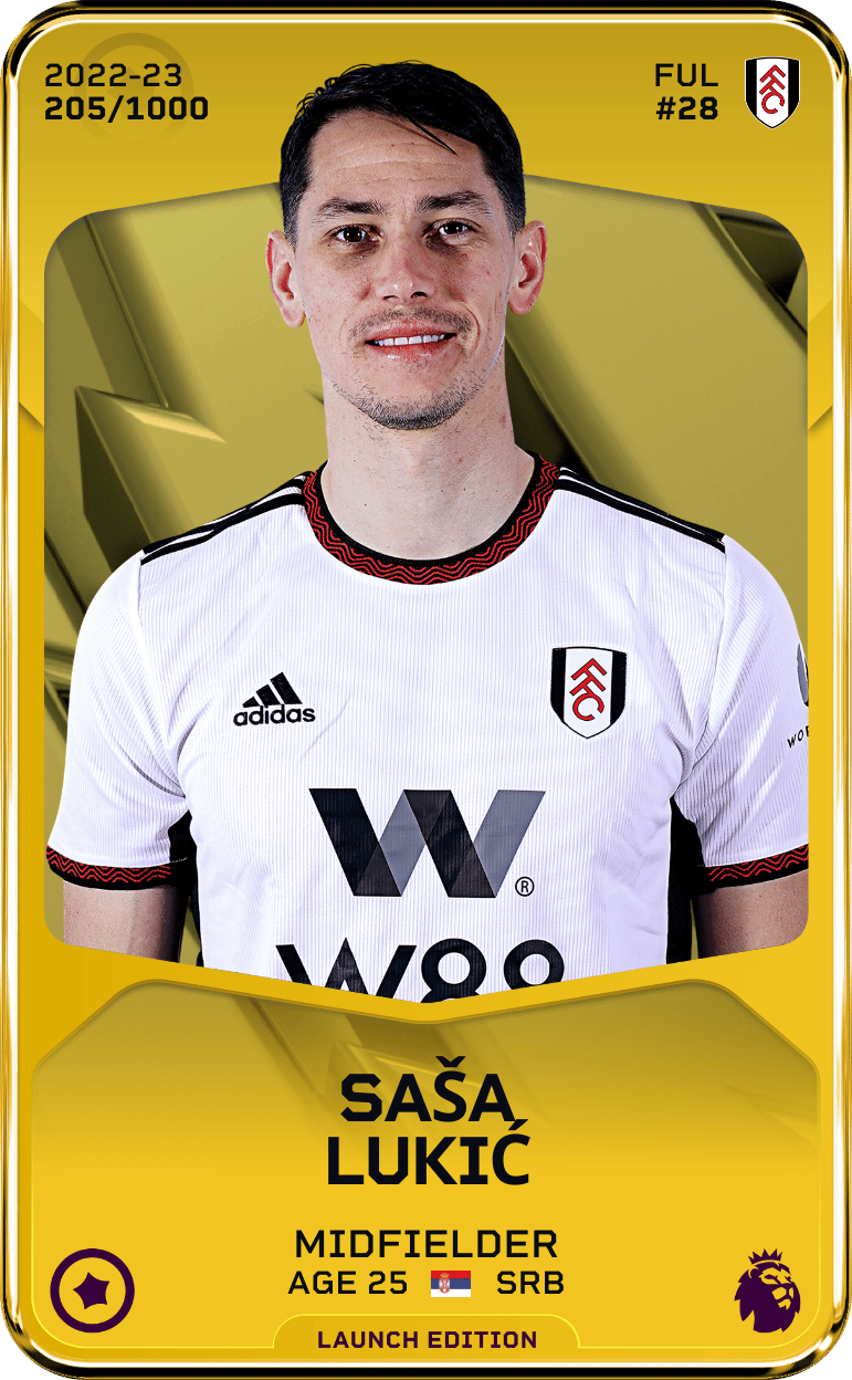 Saša Lukić 2022-23 • Limited 205/1000