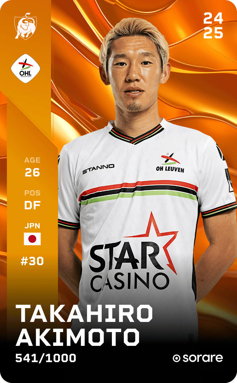 Takahiro Akimoto 2024-25 • Limited 541/1000