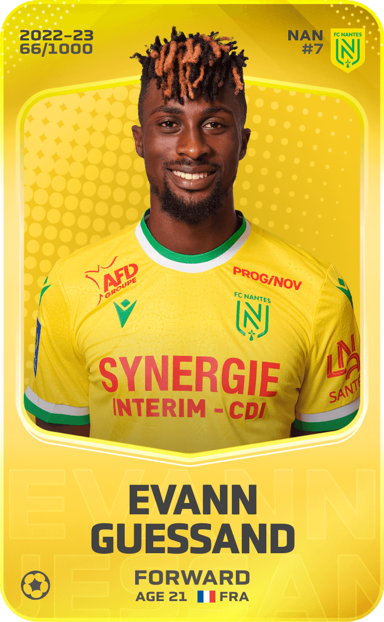 Evann Guessand 2022-23 • Limited 66/1000