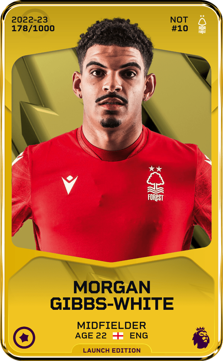Morgan Gibbs-White 2022-23 • Limited 178/1000