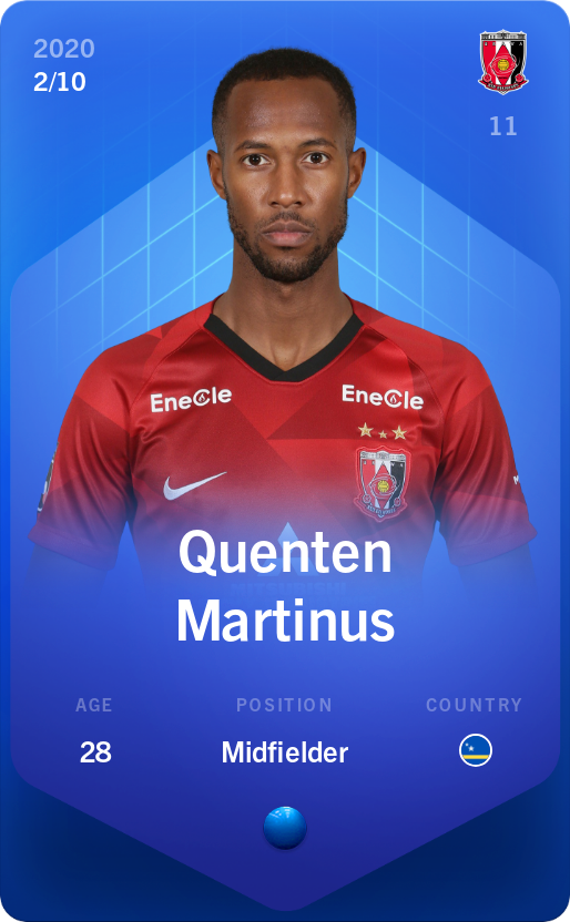Sorare - Sorare Official - Quenten Martinus 2020-21 • Super Rare 2/10 - NFT # 42474431199115336778449591917916711997828410106629650484898405889559575247500
