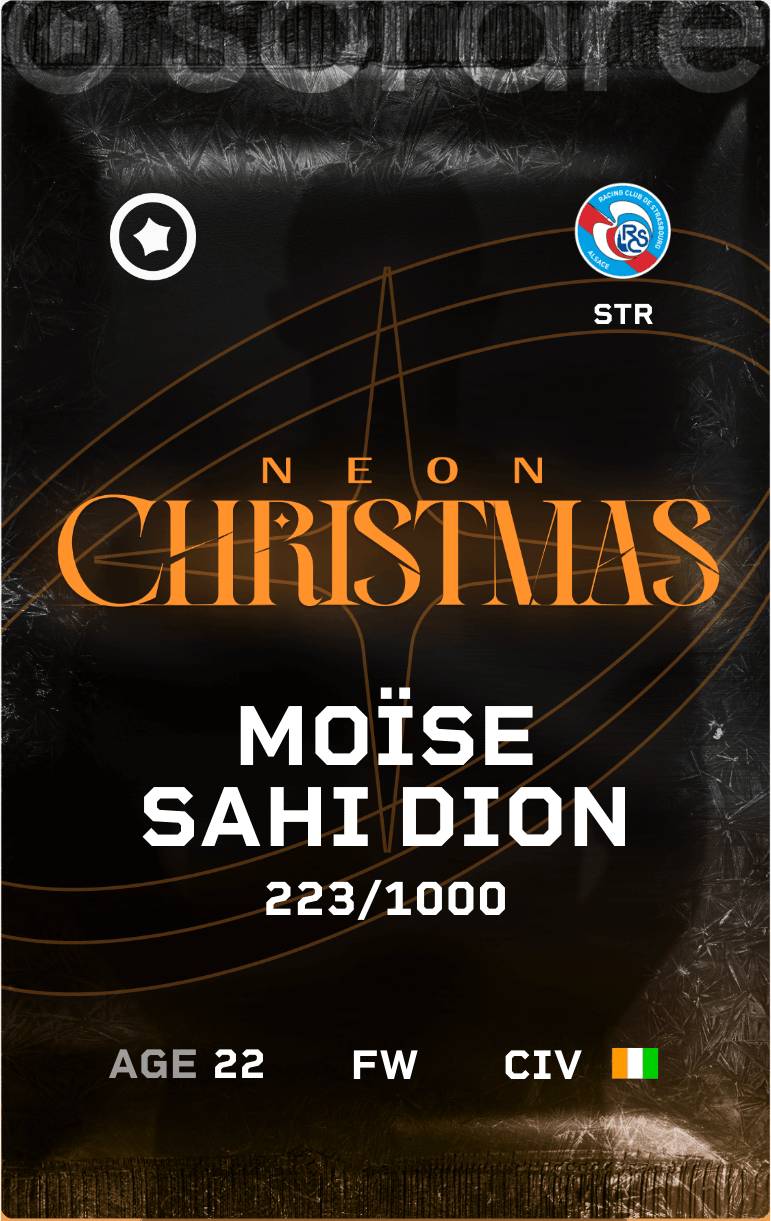Moïse Sahi Dion 2024-25 • Limited 223/1000