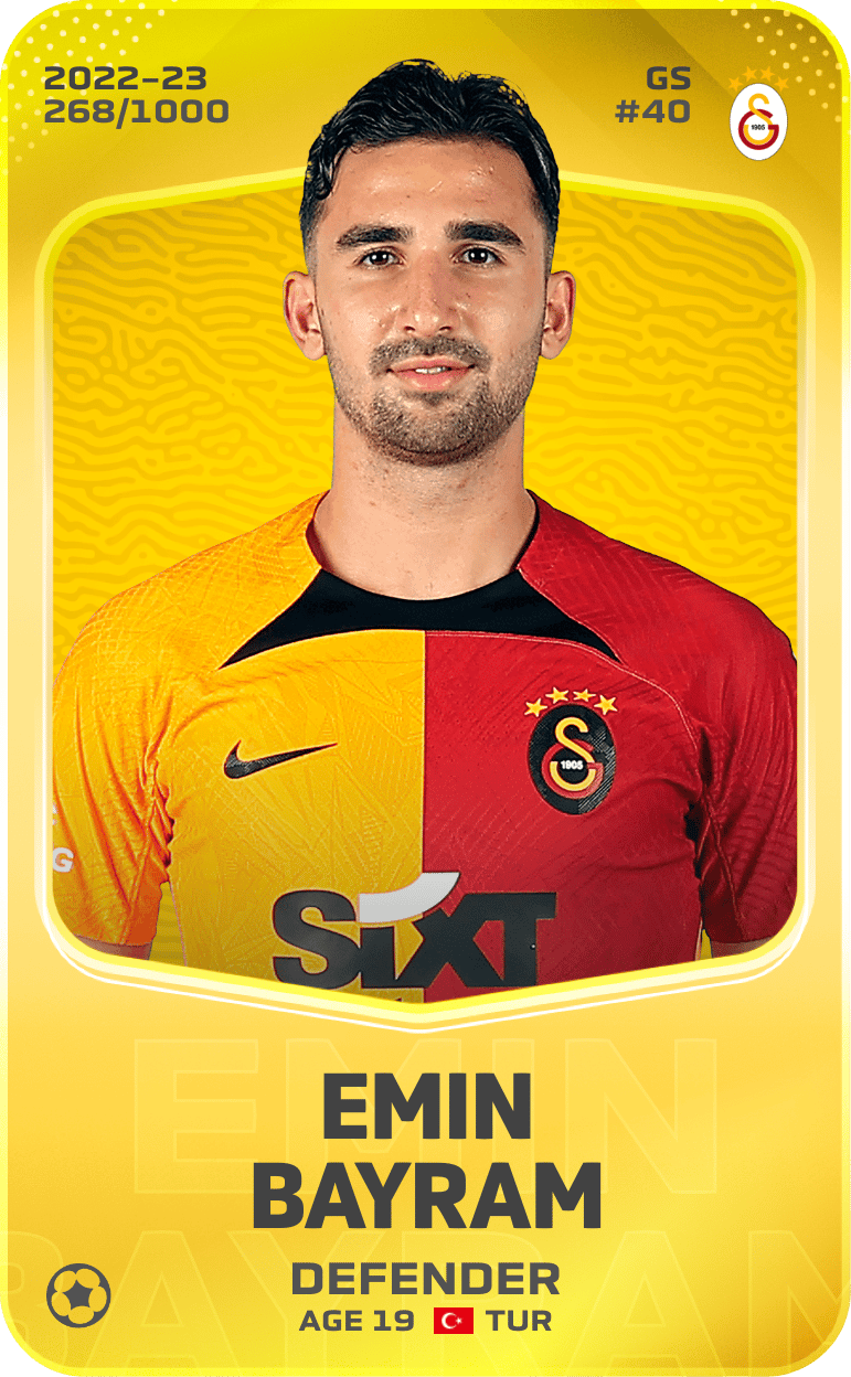 Emin Bayram 2022-23 • Limited 268/1000