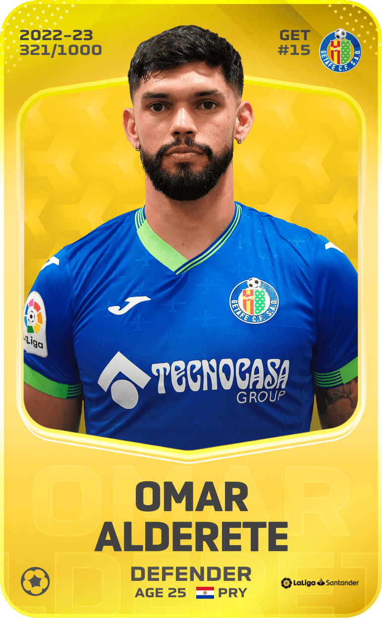 Omar Alderete 2022-23 • Limited 321/1000