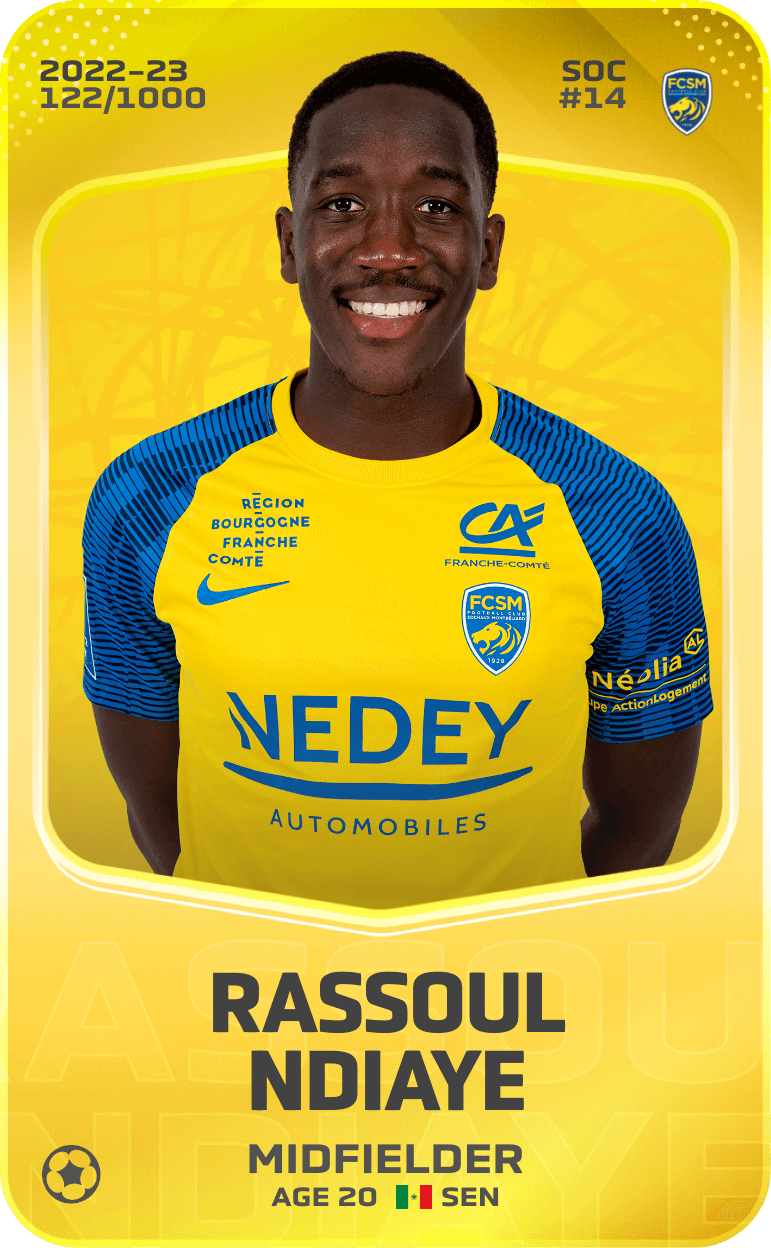 Rassoul Ndiaye 2022-23 • Limited 122/1000
