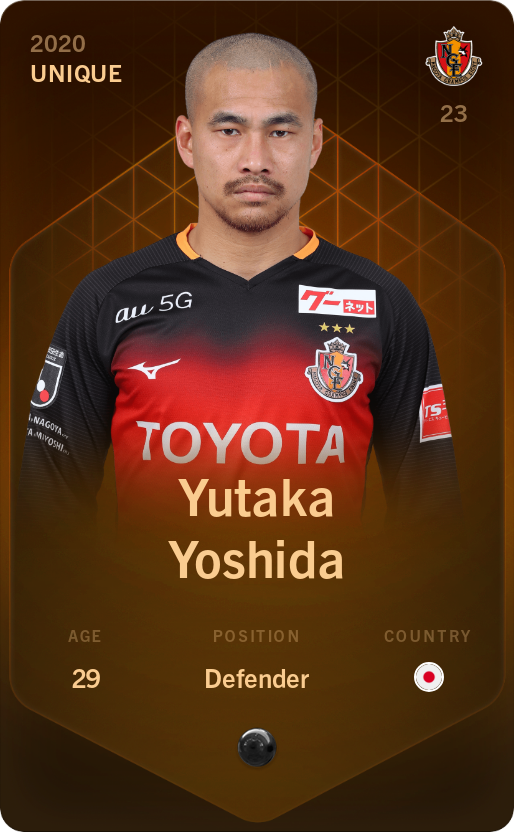 Sorare - Sorare Official - Yutaka Yoshida 2020-21 • Unique - NFT # 34992942828785315185456578038701224311300789767763473656855393456354278341342