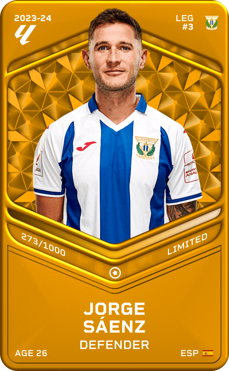 Jorge Sáenz 2023-24 • Limited 273/1000