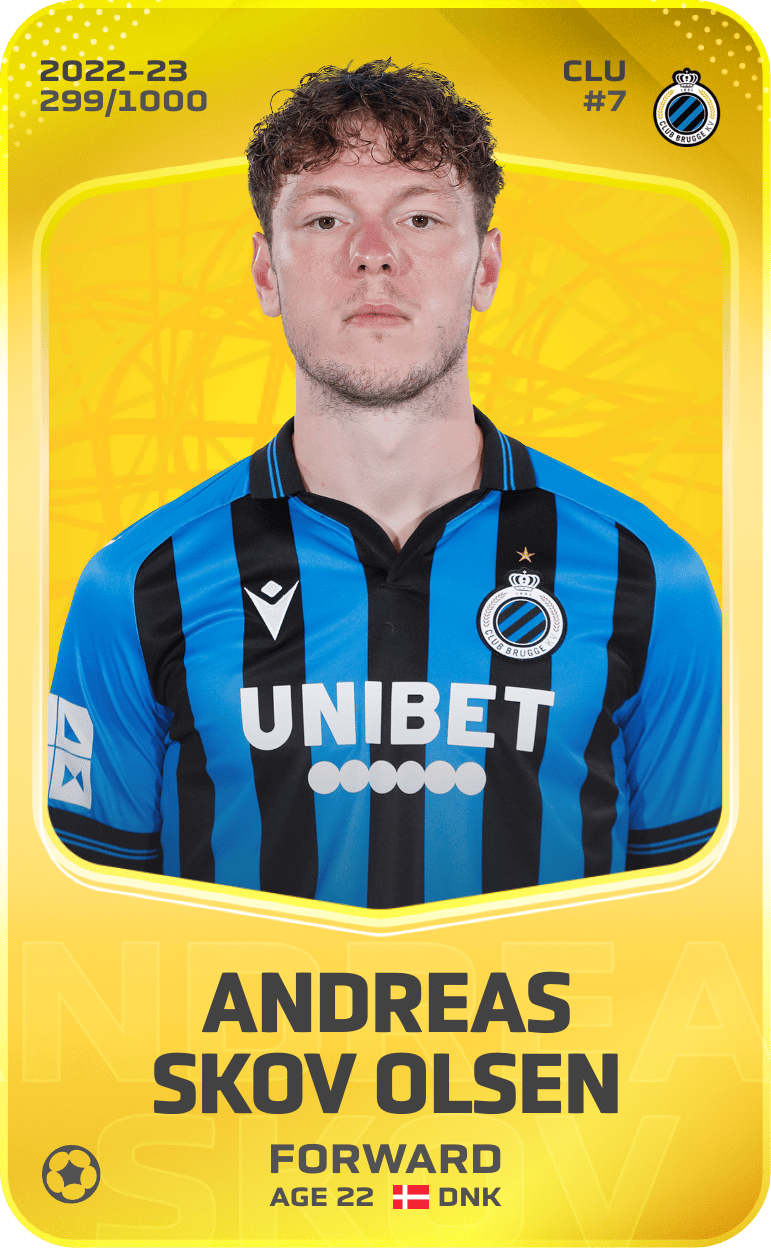 Andreas Skov Olsen 2022-23 • Limited 299/1000