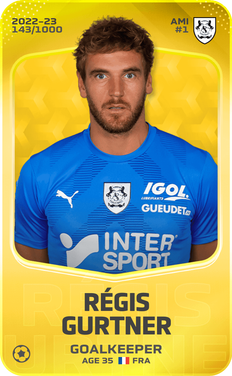 Régis Gurtner 2022-23 • Limited 143/1000