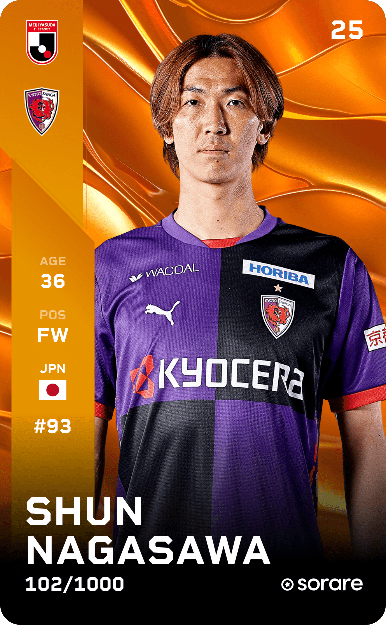 Shun Nagasawa 2025-26 • Limited 102/1000