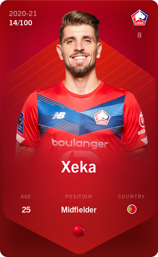 Sorare - Sorare Official - Xeka 2020-21 • Rare 14/100 - NFT # 106219459368999393538339581533758014710420120350715215756399082739886172498476