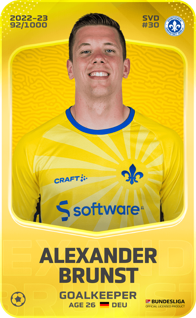 Alexander Brunst 2022-23 • Limited 92/1000