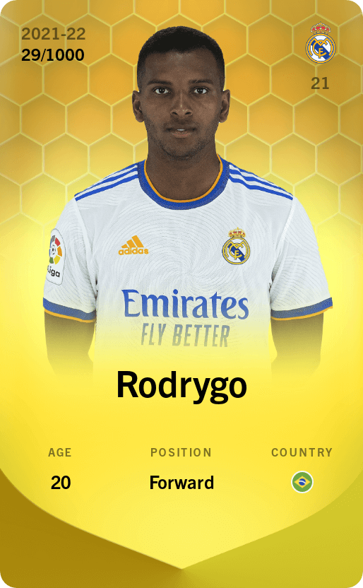 Rodrygo 2021-22 • Limited 29/1000