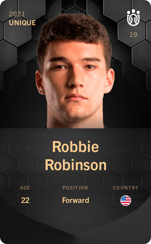 Sorare - Sorare Official - Robbie Robinson 2021-22 • Unique - NFT # 17135201619151501880153324209512568580710511302568816061199349793813655737224